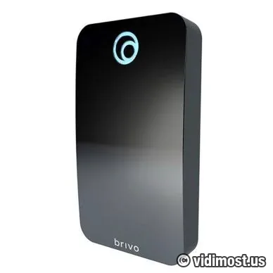 Black Brivo B-BSPSF tri-technology single-gang reader shown at an angle